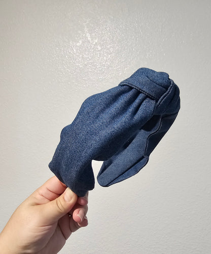 [PREORDER] Denim Knot Headbands