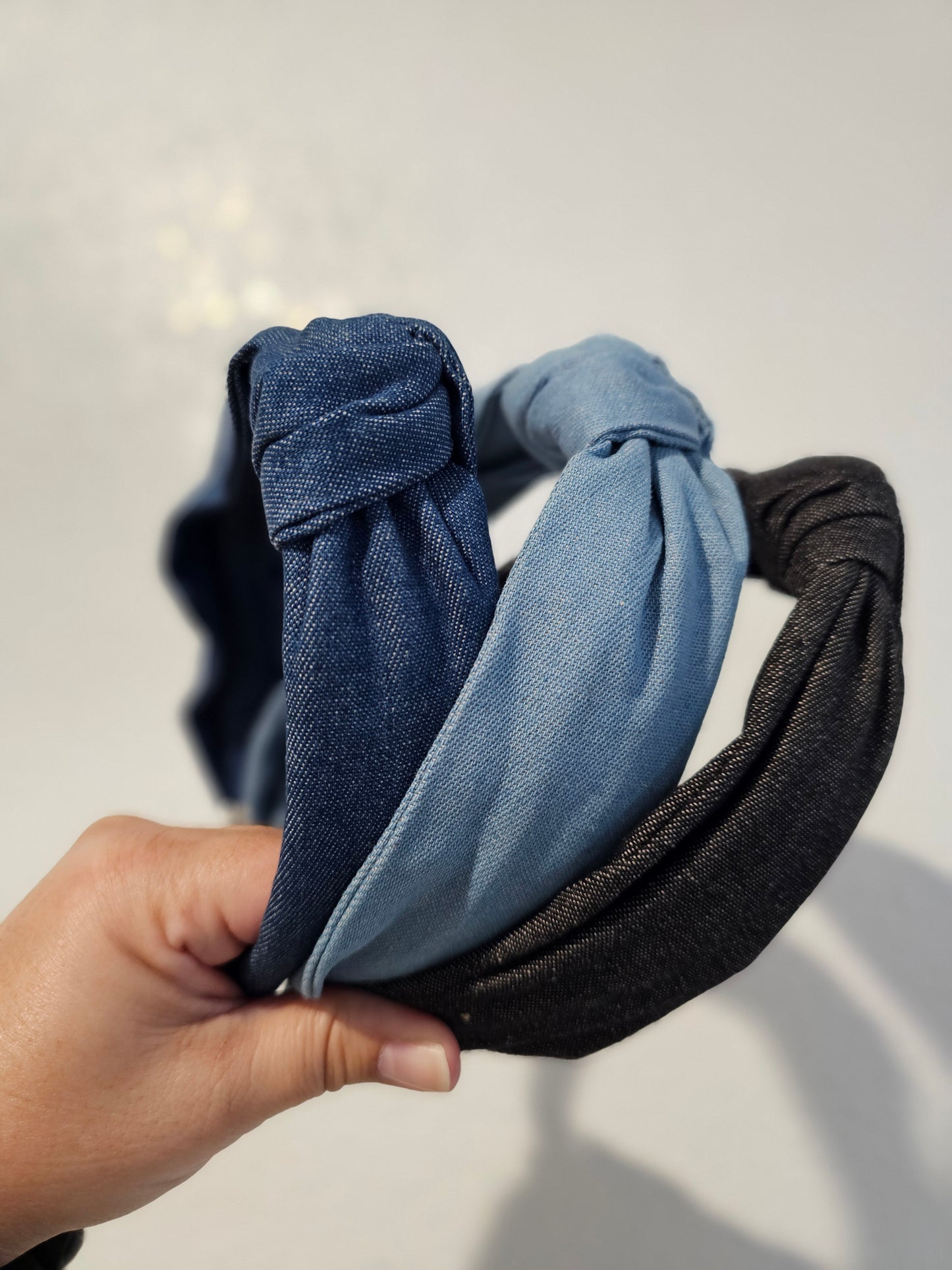 [PREORDER] Denim Knot Headbands